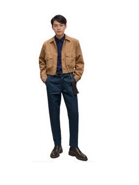 Ketrikin, Men's Slim Fit Design Chino Trouser by Ted Baker